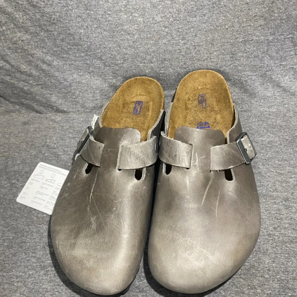 Birkenstock Boston Clogs Oiled Leather Sandals - Picture 4 of 7